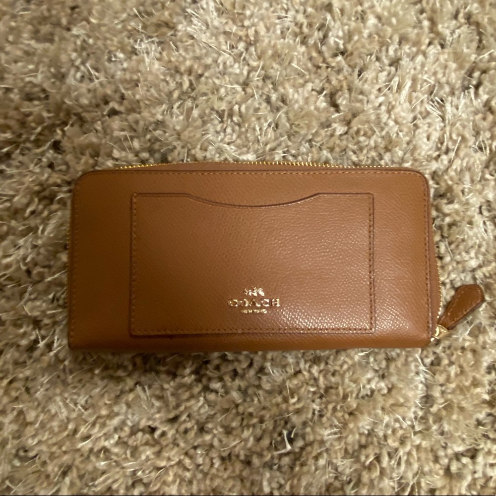 Coach brown wallet